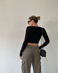 Simple Life Crop Sweater - SHOPLUNAB