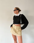 Karma Crop Sweater - SHOPLUNAB
