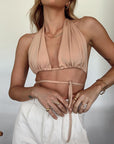 Up Front Crop Top - FINAL SALE - SHOPLUNAB