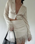 Paris Awaits Crop Shirt - SHOPLUNAB