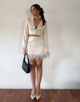 Paris Awaits Crop Shirt - SHOPLUNAB
