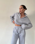 Staycation Crop Sweater - SHOPLUNAB