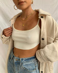 Feel The Sun Crop Tank - FINAL SALE - SHOPLUNAB
