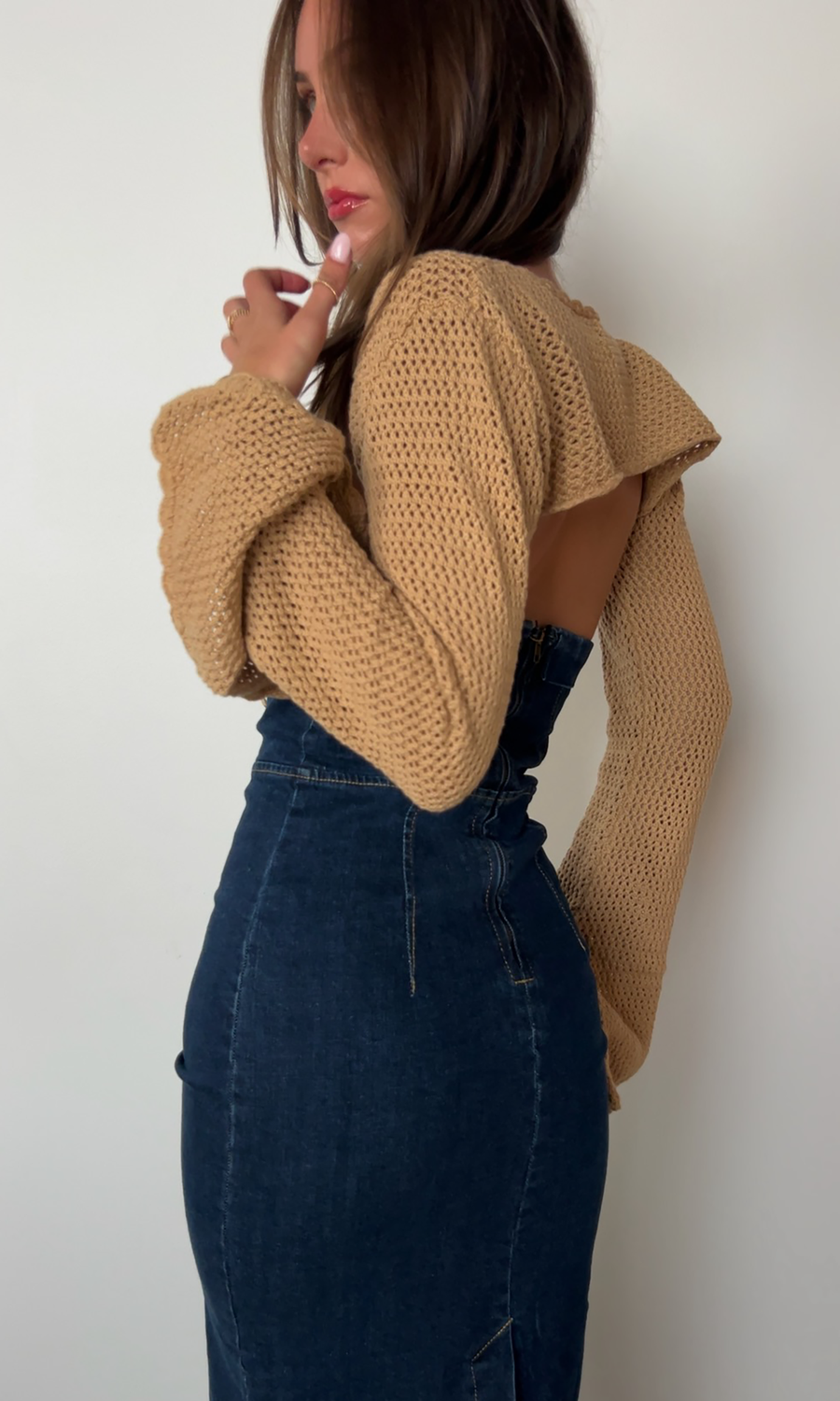 Humble Brag Crop Bolero - FINAL SALE