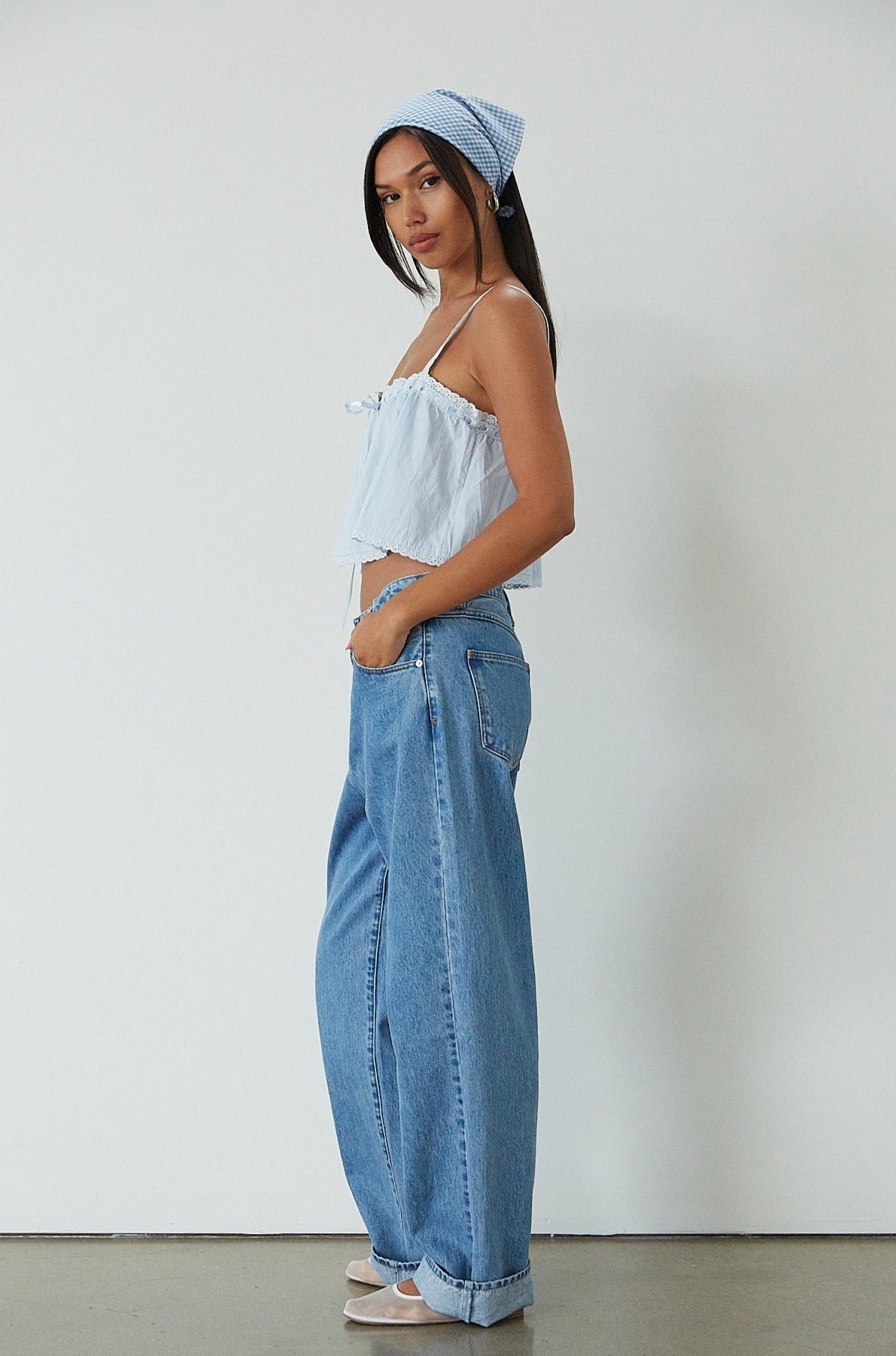 Jean De Jogging Grande Taille Abraxas - Taille élastique Jusqu'à 12XL | Bleu Clair | Confortable Avec Cordon Réglable