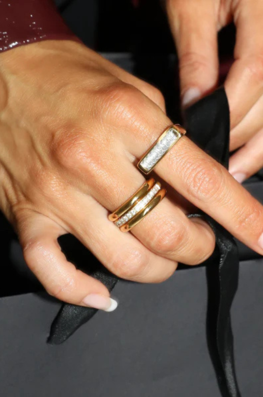 Luxe Stack Ring Ring by Ginneca Row