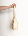 cream ivory Wicker raffia shoulder bag
Inner lining
Zipper closure
Adjustable shoulder strap
Inner zipper and open pouch
