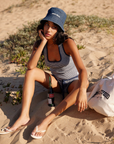 Striped knit shorts
Low rise
Adjustable drawstring
Elastic waistband
Unlined
blue and white striped knit shorts
spring outfit