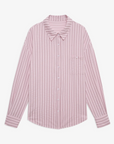 pink Striped button down shirt
Oversized
Center front placket
Classic shirt collar
Shirttail hem
pink oversized button down shirt
For love and lemons
