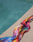 Tie dyed scarf
Water color look
