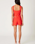 red Double front tie tank top
Square neckline
Waist-defining bodice
Lined
fourth of july top
summer tank top