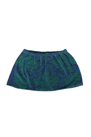 Floral printed towel skirt
Elastic waistband
Unlined
Up-cycled
Each towel is up-cycled - there may be imperfections