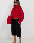 black Long line gaucho shorts
Jorts
Button/fly closure
4 pocket construction
Front pleating detail
Unlined