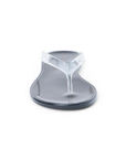 clear Jelly sandals
Jelly straps and a flat sole
PVC upper
Manmade outsole
Unlined
Slip-on style
Imported