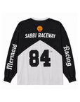 Graphic printed long sleeve - No two shirts are the same
Oversized fit
Long sleeve
Contrast neck rib
Enzymed washed finish
Large front + Sabbi patch artwork
black and white street wear long sleeve