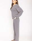 blue and beige striped lounge knit set
christmas loungewear set
winter lounge outfit
cozy outfit