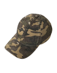 Camouflage baseball hat
Distressed
Adjustable back
