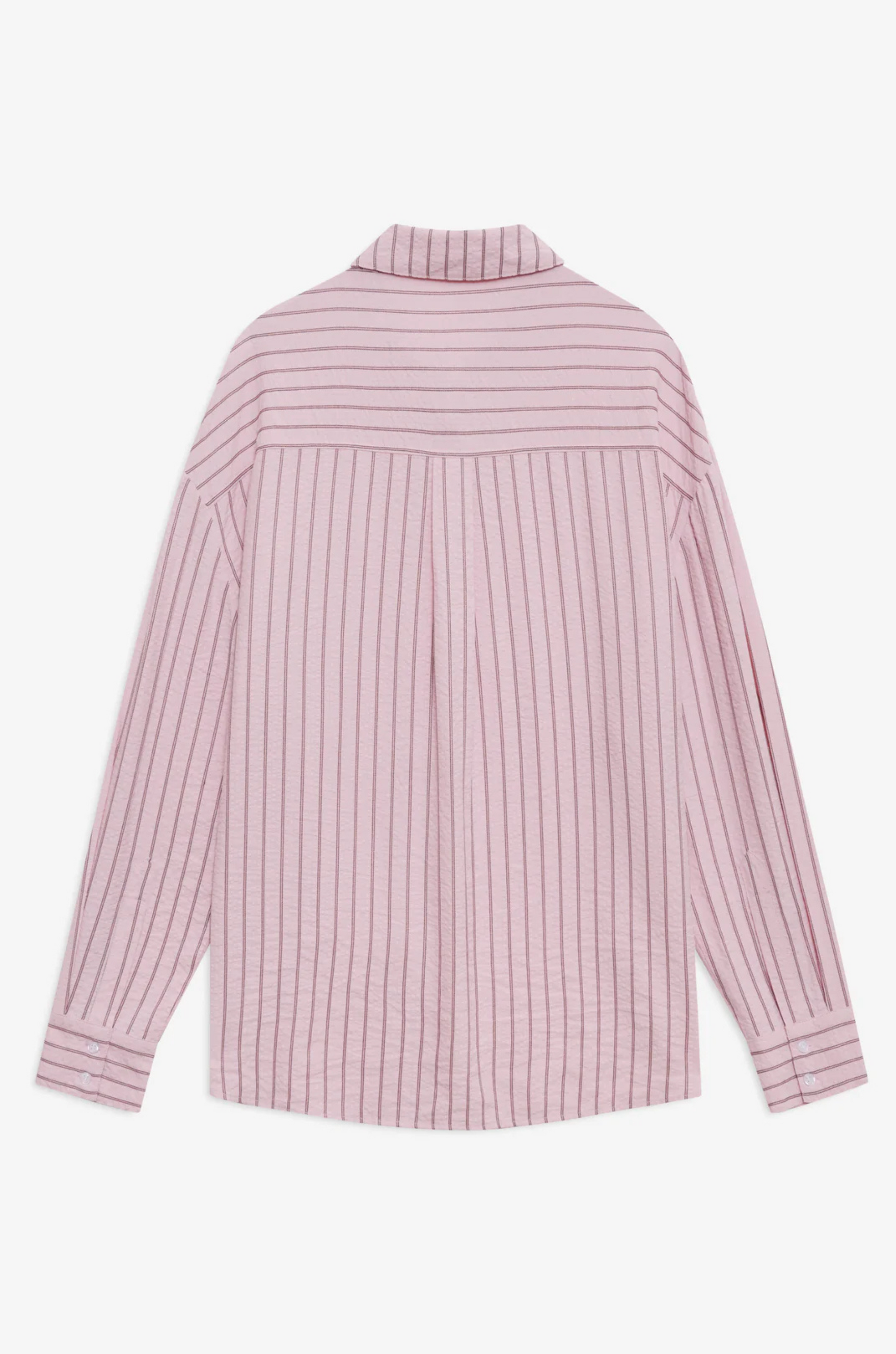 pink Striped button down shirt
Oversized
Center front placket
Classic shirt collar
Shirttail hem
pink oversized button down shirt
For love and lemons