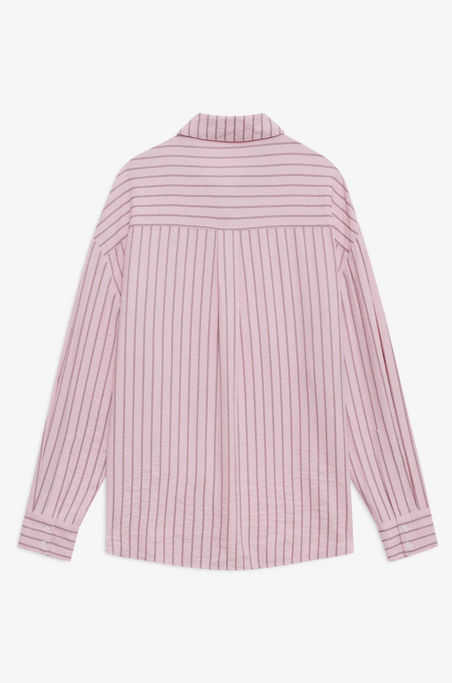 pink Striped button down shirt
Oversized
Center front placket
Classic shirt collar
Shirttail hem
pink oversized button down shirt
For love and lemons