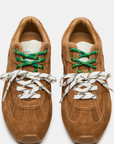 Low-top lace-up sneaker
Suede upper material
This style will come with both colored stripe laces camel brown suede steve madden sneakers
brown fall sneaker shoes 