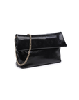 Crossbody vegan shiny leather purse
Removable chain strap
Outer zip pocket
Inner zip and slip pocket
Magnetic closure
Lined
Vegan Leather
black leather clutch bag purse