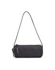 brown Cylindrical woven straw shoulder bag
Zipper closure
Slim strap
Lined
Vegan Leather
brown woven barrel bag