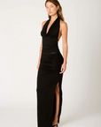 Halter neck top
Draped cowl neckline
Ultra soft jersey knit
Open back with slim adjustable strap
black halter neck top
black cowl neck top