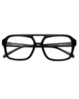 black frame blue light aviator glasses