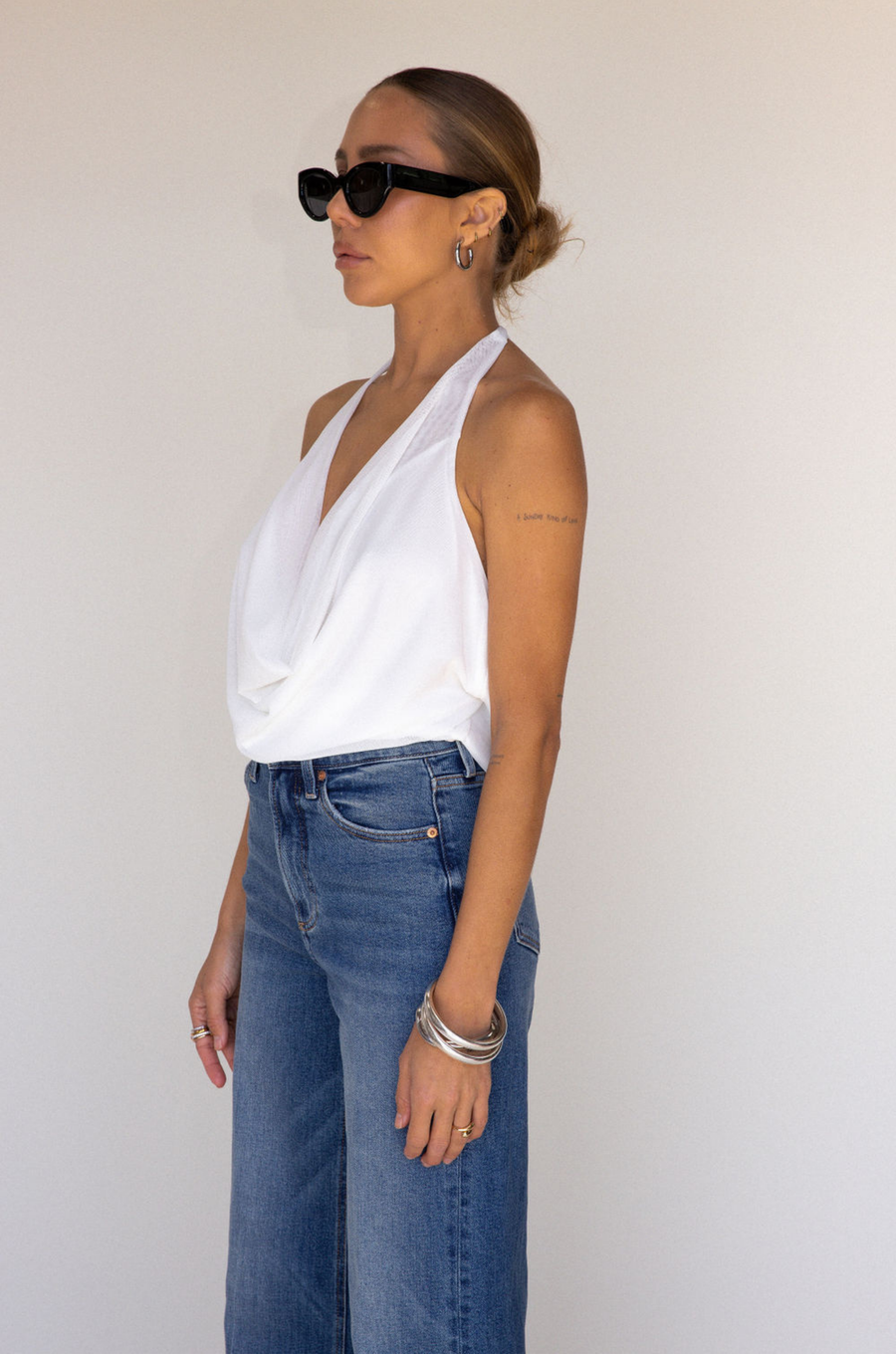 White Mesh halter top
Droop neckline
Elastic hemline
Open back
going out top
bridal going out top
bachelorette top
