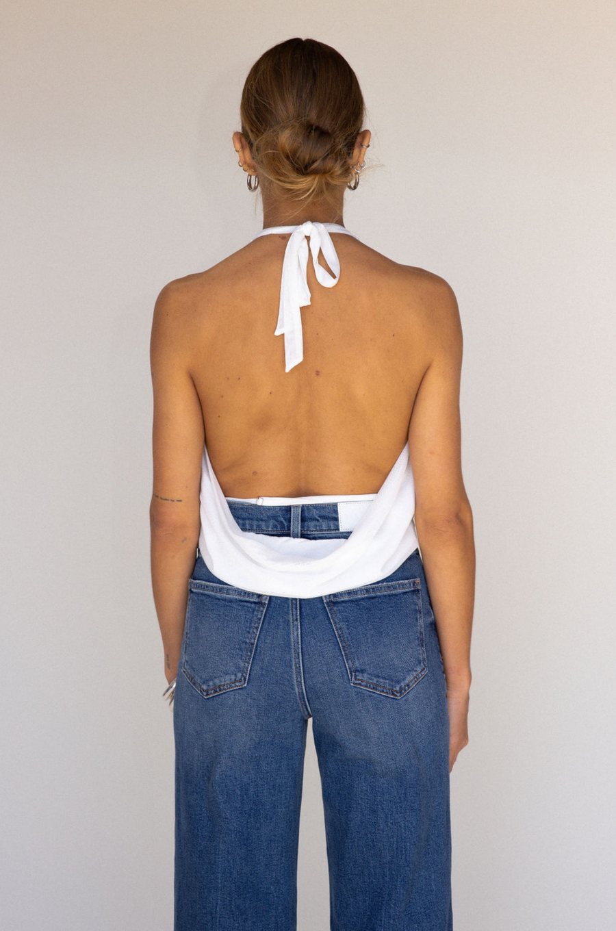 White Mesh halter top
Droop neckline
Elastic hemline
Open back
going out top
bridal going out top
bachelorette top
