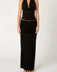Halter neck top
Draped cowl neckline
Ultra soft jersey knit
Open back with slim adjustable strap
black halter neck top
black cowl neck top