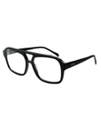 black frame blue light aviator glasses