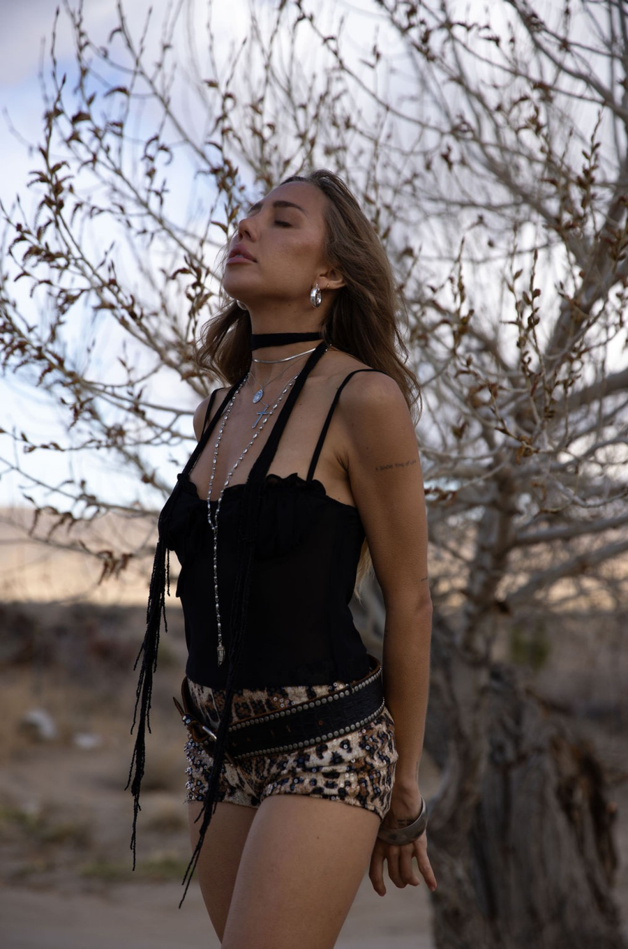 Black Tied Tank Top