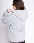 grey Oversized zip up hoodie
Zip up closure
2 way zip
2 front pockets
Unlined