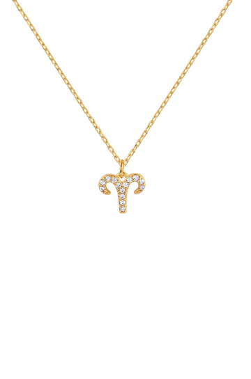 Aries Zodiac Pendant Neckalce By Viviana D' Ontanon - FINAL SALE