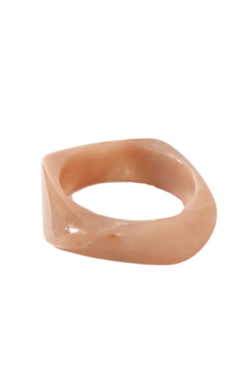 Acrylic marble pattern bangle bracelet