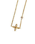 18K Gold Non-Tarnish Dainty Flower Pendant Necklace
18K Gold Plating
Stainless Steel