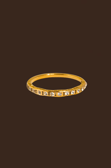 18K Gold Non-Tarnish Thin CZ Ring
18K Gold Plating
Stainless Steel
Cubic Zirconia
Size 7 Measurement: 0.682 Diameter/2.14 Circumference
Size 8 Measurement: 0.714 Diameter/2.24 Circumference
Lead-free/Nickel-safe/Hypoallergenic/Water Resistant
gold cz band ring
