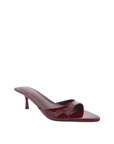 burgundy pointed kitten heel billini