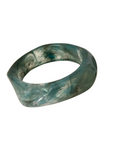Acrylic marble pattern bangle bracelet