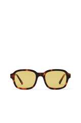 Oversized square sunglasses
Featuring striking yellow lenses paired with a contrasting tortoiseshell frame
Acetate frame
100% UV protection
Gold foil style detailing on inner right arm
Width: 12.9cm / Lens Heigh: 3.67cm / Arm Length: 14cm / Nose Bridge: 1.9cm