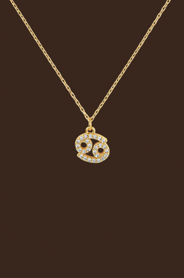 Cancer Zodiac Pendant Neckalce By Viviana D' Ontanon - FINAL SALE