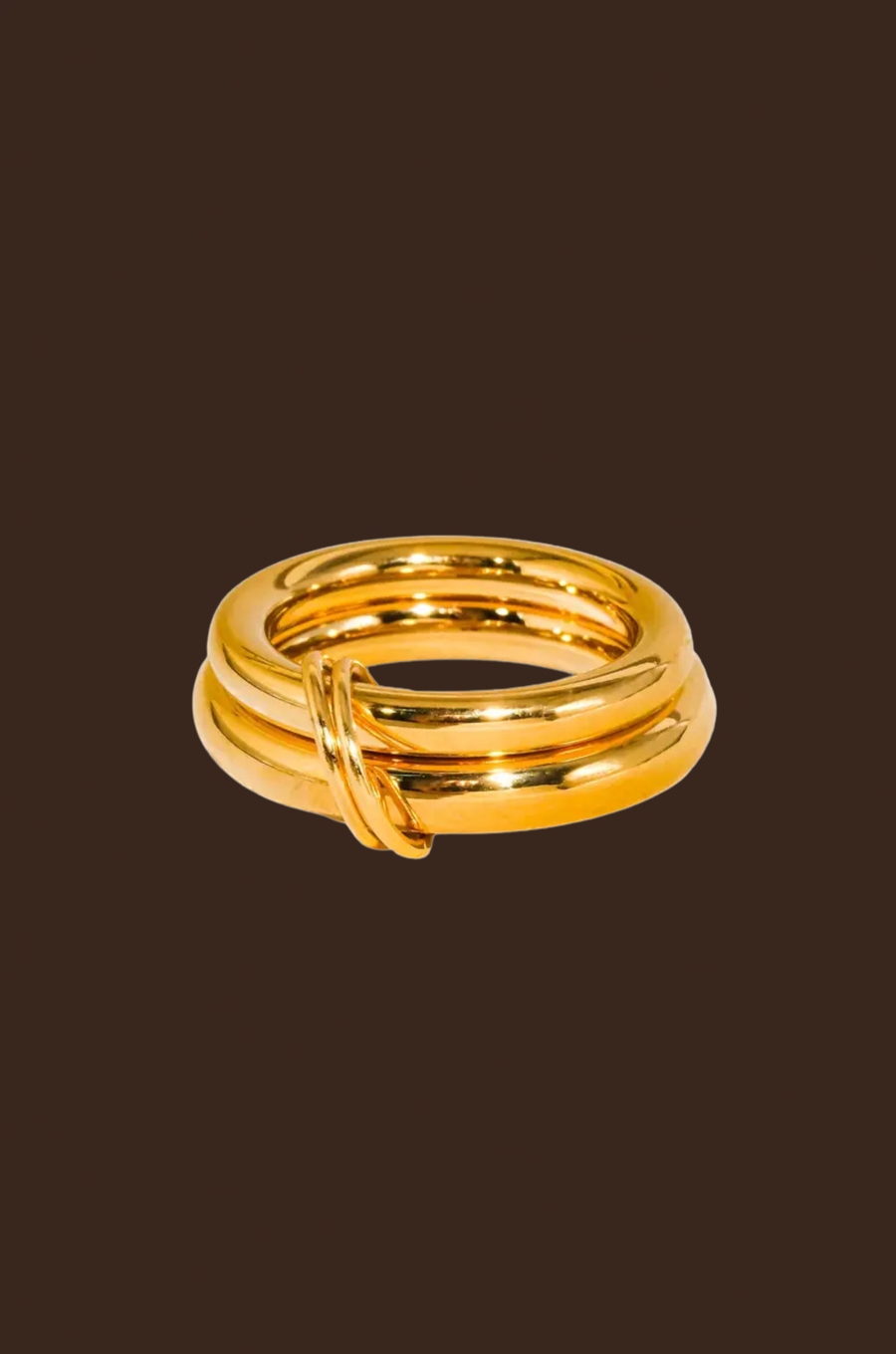 18K Gold Non-Tarnish Double Stack Band Ring
18K Gold Plating
Stainless Steel
Size 7 Measurement: 0.646 Diameter/2.14 Circumference
Size 8 Measurement: 0.714 Diameter/2.24 Circumference
Lead-free
Nickel-safe
Hypoallergenic
Water Resistant
stacked gold ring