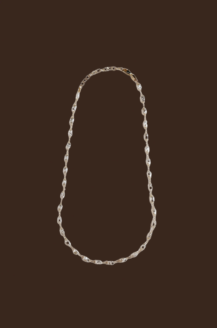 Handmade 18k gold-filled simulated baroque pearl necklace
pearl necklace