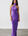 Delphine Satin Maxi Dress