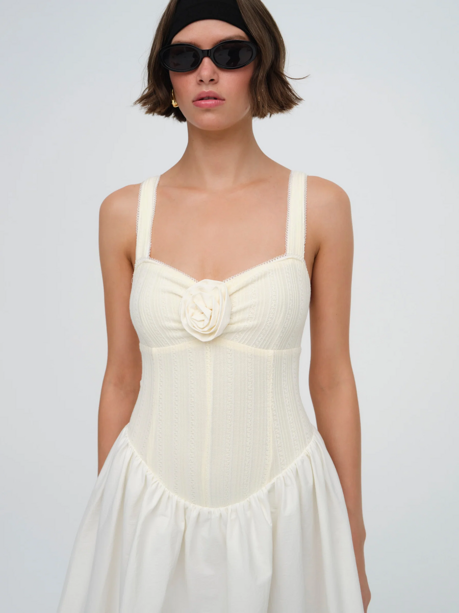 Billie Pointelle Midi Dress by For Love & Lemons - FINAL SALE