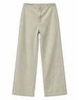 beige tan Hidden waist band jeans
Hook and zipper closure
Unlined
2 back pockets