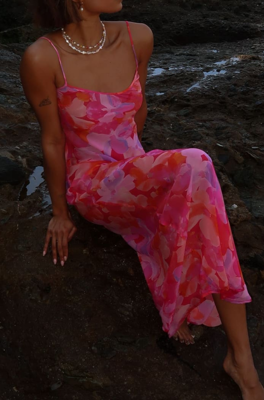 Vintage Slip Maxi Dress by Rumored