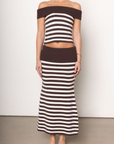 striped set
Brown and white striped maxi skirt
brown and white skirt set
fall set
fall outfit
Striped knit top
Off the shoulder fold over
Sleeveless
Unlined
Length: 24"
Viscose/Nylon/Polyester
Striped knit A line maxi skirt
Fold over waistband
Unlined
Length: 32"
Viscose/Nylon/Polyester