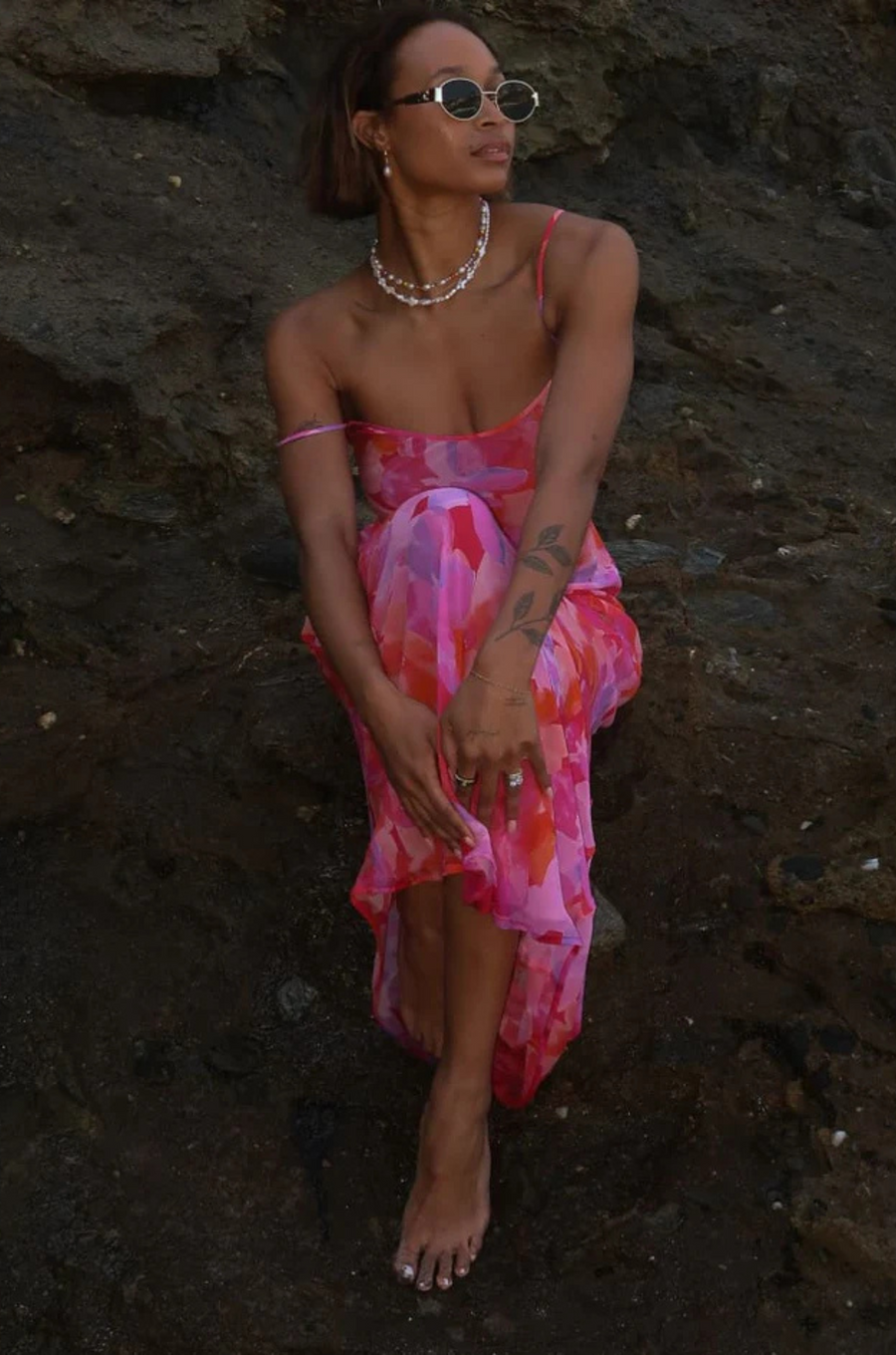 Vintage Slip Maxi Dress by Rumored
